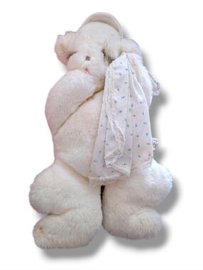 MS. NOAH Sleeping Baby White Bear Vintage